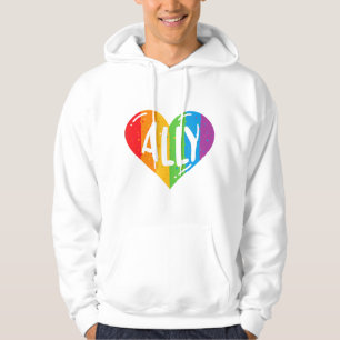 Moletom Lgbtq Ally Para Homens Orgulho gay