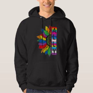 Moletom Lgbtq Ally Para Homens Orgulho gay Infantis Sunflo