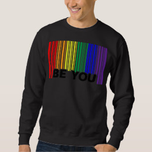 Moletom Lgbtq Be You Orgulho gay Lgbt Ally Rainbow Flag Re