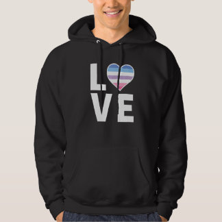 Moletom Lgbtq Bigender Flag Heart Lgbtqia+ Love Bigender