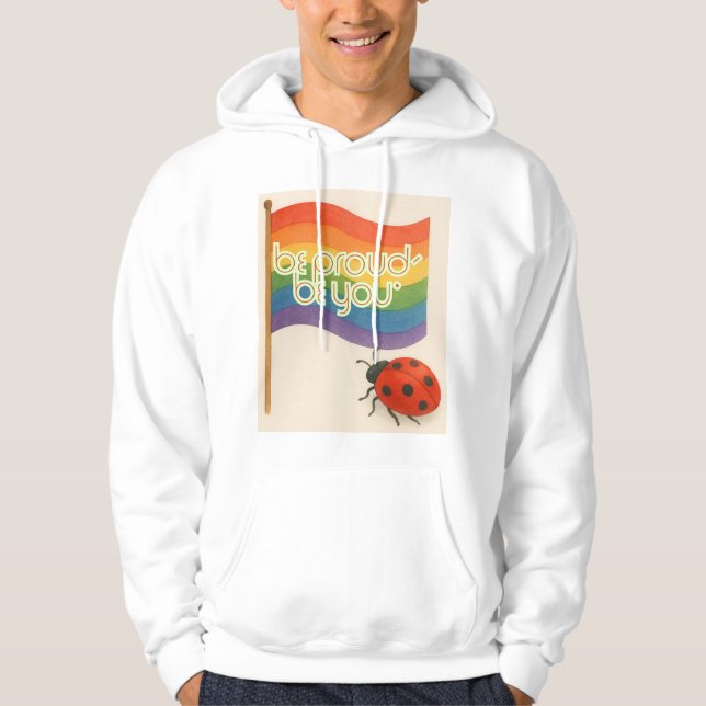 Moletom LGBTQ e Orgulho de Expressão Negrito (Frente)