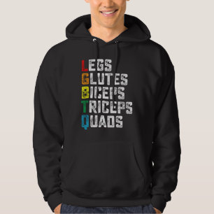 Moletom LGBTQ Pernas Glúteos Bíceps Tríceps Coxa Humorísti
