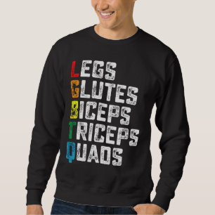 Moletom LGBTQ Pernas Glúteos Bíceps Tríceps Quads Divertid