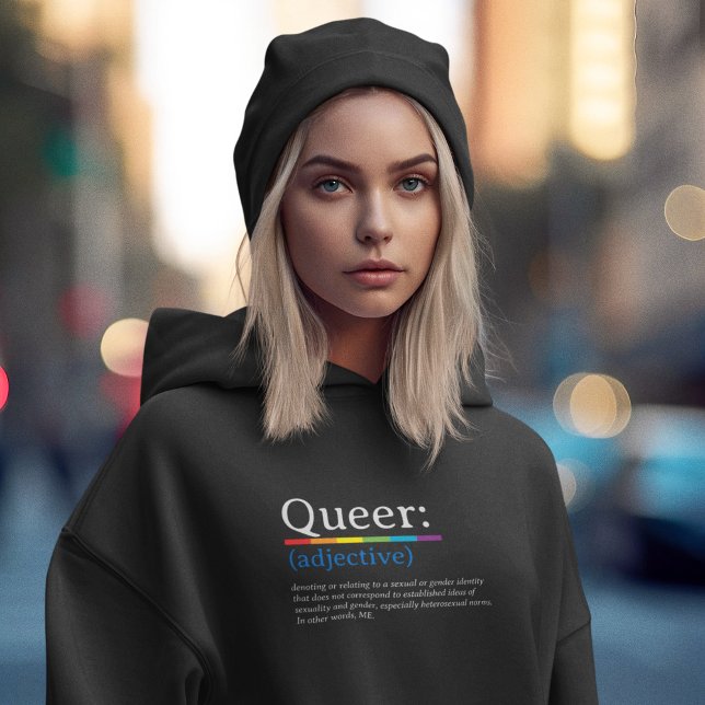 Moletom LGBTQ Pride Rainbow Queer (Criador carregado)