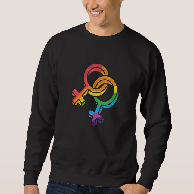 Moletom LGBTQ Symbol Equality Rights Awareness Month LGBT  (Frente)