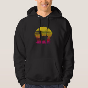 Moletom Lhama Alpaca Pôr do Sol Retro Vintage