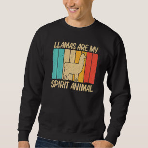 Moletom Lhama Para Homens Mulheres Lhama Fazenda Animal