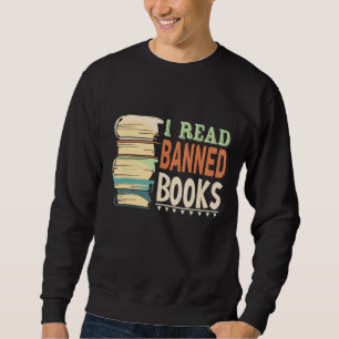 Moletom Li Livros Banidos Com Livros E Bookworms E Rea