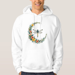 Moletom Libélula Boho Crescente Lua Sinal de Paz Hippie Dr