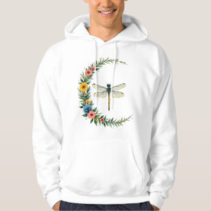 Moletom Libélula Boho Lua Crescente Símbolo de Paz Hippie