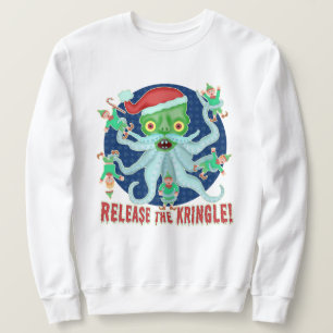 Moletom Liberação engraçada da camisola feia do Natal o