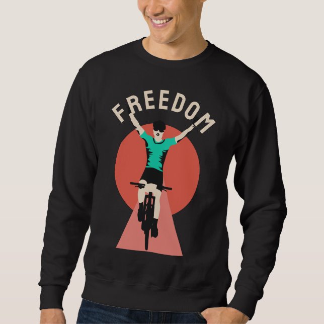 Moletom Liberdade do estilo retrô ganhador (Frente)