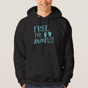 Moletom Liberte Os Animais Bem-Estar Vegan Protesto Veggie
