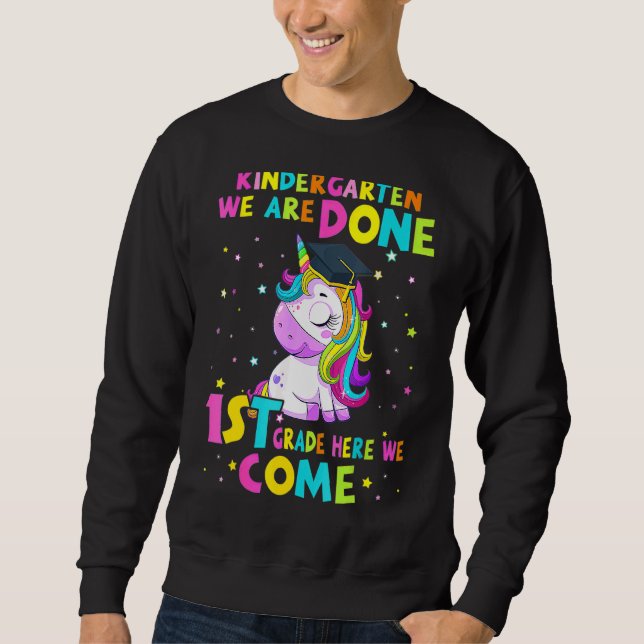 Moletom Licenciado Magical Unicorn Para Raparigas (Frente)