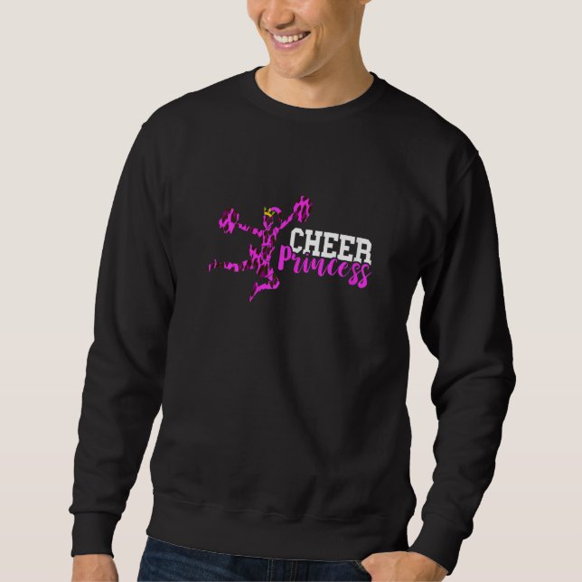 Moletom Líder de Torcida Alegria Princesa Coroa Leopardo T (Frente)
