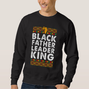Moletom Líder Padre Negro Rei Orgulha Melanina Imprensa Af