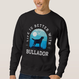 Moletom Life Melhor Bullador Vintage Blue Dog Pai