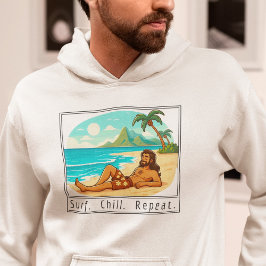 Moletom Lifestyle: Surf. Chill. Repeat.