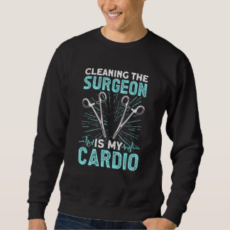 Moletom limpar o cirurgião é meu cardio - gabinete cirúrgi