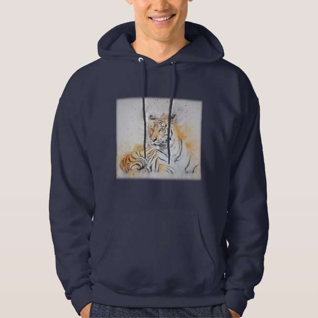 Moletom Linda pintura Bengala Tiger (Frente)