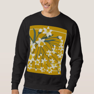 Moletom Linda Vintage: Design de ornamento sem costura