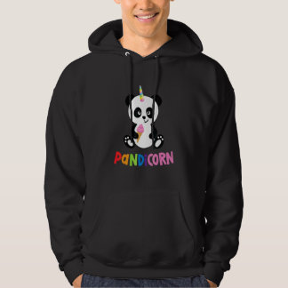 Moletom Lindo Pandicórnio Panda Unicórnio Comendo Sorvete 