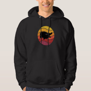 Moletom Lindos Répteis Jacaré Crocodilo Retro Pôr do Sol A