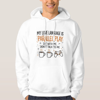 Moletom Linguagem do Amor é Camisola Divertida de Jogo Par