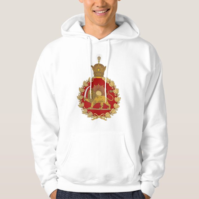 Moletom Lion and Sun Emblem – A Royal Persian Legacy (Frente)