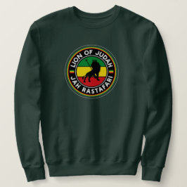 Moletom Lion of Judah Jah Rastafari Rasta Roots Sweater