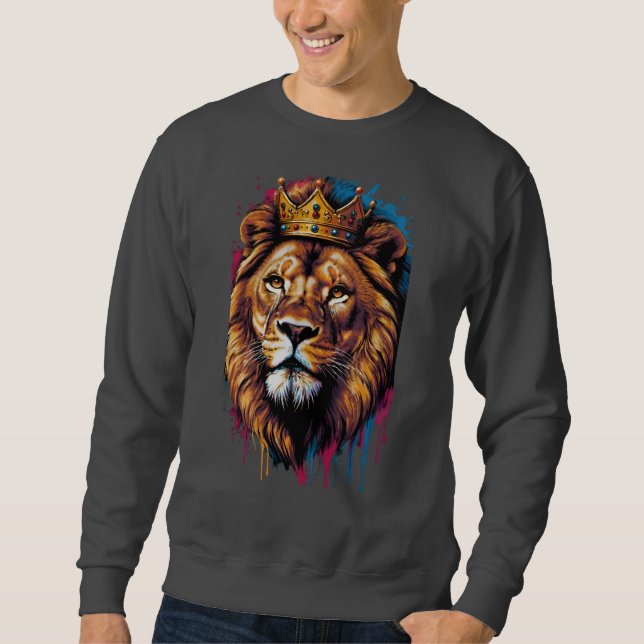 MOLETOM LION THE KING DESIGN (Frente)
