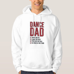 Moletom Lista de Verificação de Pai de Dança Design de Gra
