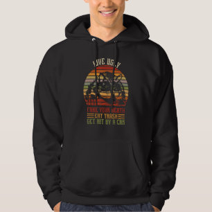 Moletom Live Fakes Your Death Trash Get Hat By A Car O