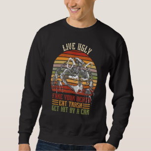 Moletom Live Fakes Your Death Trash Get Hat By A Car O