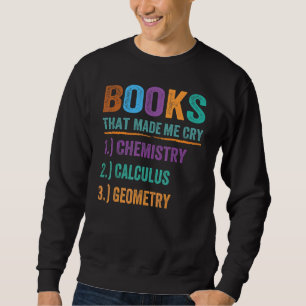 Moletom Livro Que Me Fez Chorar  Professor Matemática Ciên