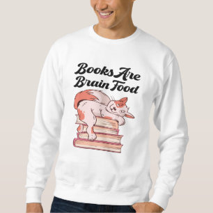Moletom Livros - Os Livros São Comida Cerebral