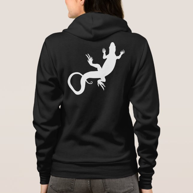 Moletom Lizard Art Hoodie Jaqueta Lizard Hoodie (Verso)