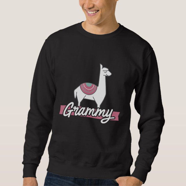 Moletom Llama Grammy Cute Alpaca (Frente)