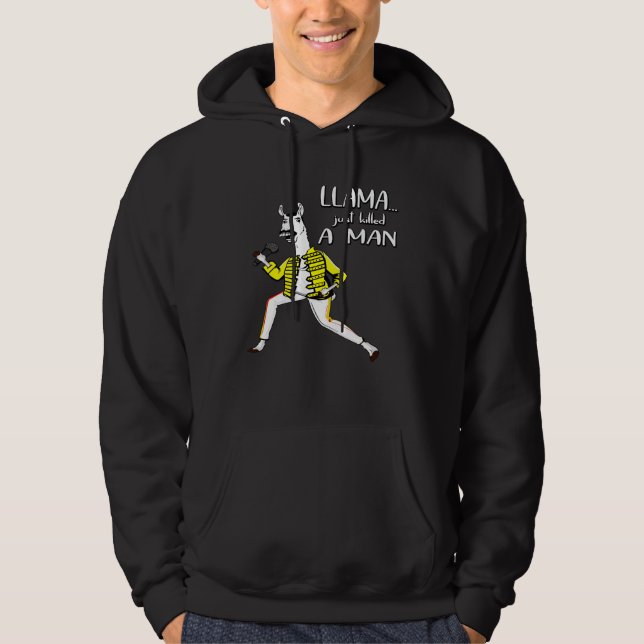 Moletom Llama matou um homem (Frente)