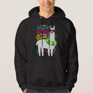 Moletom Llama No Último Dia De Meninos Da Escola Professor