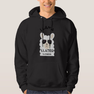 Moletom Llama Sarcástico Óculos de Sol Legais Amor Perdedo