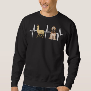 Moletom Llama Tibetan Terrier Heartbeat Dog