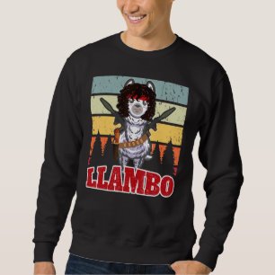 Moletom Llambo Militar Llama Comando Hilarious Presente