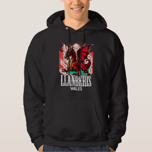 Moletom Llanberis Wales Welsh Flag Y Ddraig Goch Dragon