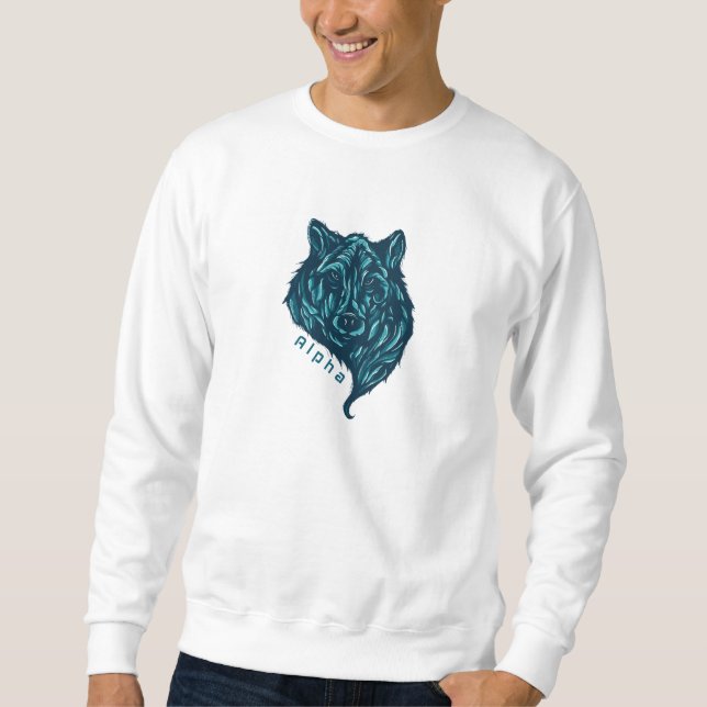 Moletom Lobo alfa (Frente)