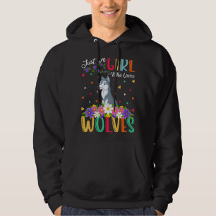 Moletom Lobo Apenas Uma Garota Que Ama Lobos