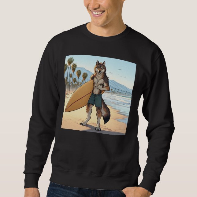 Moletom Lobo Surfista   (Frente)