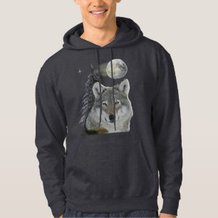 Moletom lobo-t-shirts hoodie