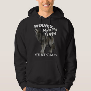 Moletom Lobos Me Felizes Não Tanto Lobo Raglan