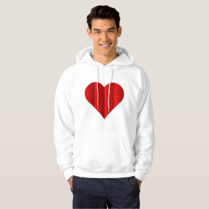 Moletom Logotipo Coração Vermelho